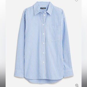 J.Crew Striped Oversized Button Down